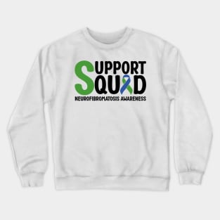 Support Squad Neurofibromatosis Awareness Crewneck Sweatshirt